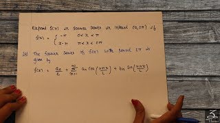 FOURIER SERIES FOR PERIODIC FUNCTION 2L  EXAMPLE 4  AEM  6 [upl. by Lenox]