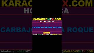 karaoke los socios del ritmo  hoja seca karaokemex [upl. by Nahtanha560]