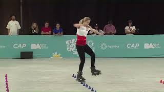 Final Freestyle Slalom Battle Woman  World Skate Games 2022 Argentina Prt 1 [upl. by Dash]