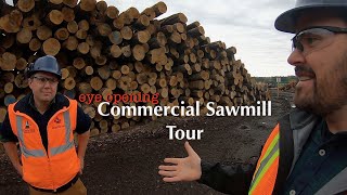 40000 board feet per Shift Huntsville Forest Products Sawmill Tour [upl. by Maddy]