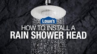 How to Install a Rain Shower Head [upl. by Leighland]