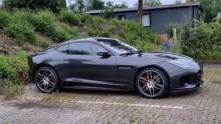 Jaguar Ftype 20 acceleration 0  100 kmh standard vs Stage 1 [upl. by Foulk]