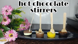 hot chocolate stirrers recipe  how to make hot chocolate stirrers at home  Sonia Katyal [upl. by Oirasor189]