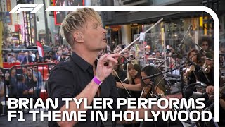 Brian Tyler Performs The F1 Theme Live At The Heineken F1 Hollywood Festival [upl. by Jaddan51]