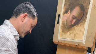 Youtube Live Painting Demo with Luis Borrero [upl. by Ahseym]