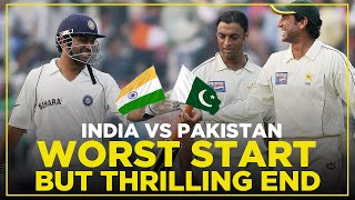 Worst Start But Thrilling End  Pakistan vs India  Historical Match Ever  3rd Test  MA2T [upl. by Curnin503]