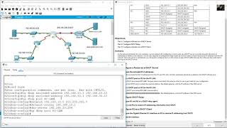 741 Packet Tracer  Implement DHCPv4 [upl. by Ynahpets]