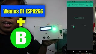 DIY IoT Thermometer Wifi WeMos D1 ESP8266 Dan Blynk Arduino [upl. by Anad]