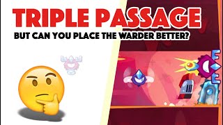 King of Thieves  Base 12 Triple Passage Warder Trap [upl. by Eelarbed]