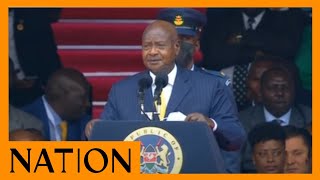 FULL SPEECH President Yoweri Museveni’s speech during Ruto’s swearingin ceremony [upl. by Arikaahs]