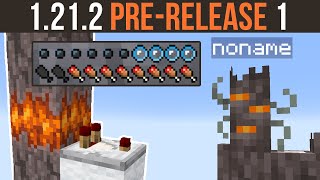 Minecraft 1212 Pre Release 1 Bubble UI Fearful Illagers amp Creaking Redstone [upl. by Ecniuq518]