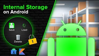 How to Use Internal Storage Save Load Delete  Android Studio Tutorial [upl. by Girardo]