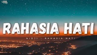 NIDJI  Rahasia Hati  Lirik Lagu 🎵🎵 [upl. by Ajet]