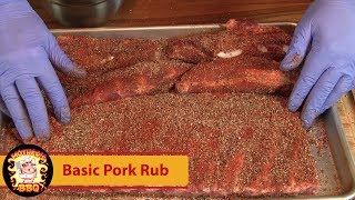 Basic Pork Rub  Spare Rib Rub Recipe [upl. by Fairweather]