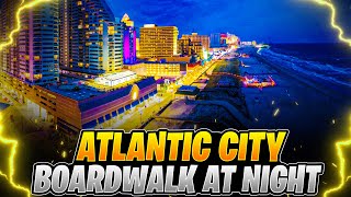 Atlantic City Boardwalk at night [upl. by Calder]