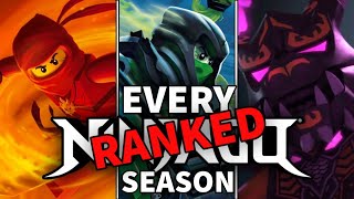 Every Ninjago Season Ranked [upl. by Aketahs634]