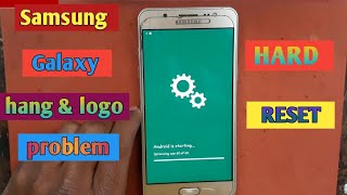 Samsung J5 610 hang and logo hard reset [upl. by Annawt]