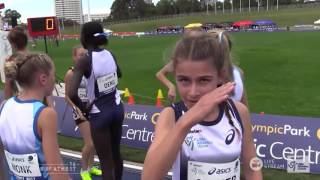 U13 Girls 800m  Final  Asics Australian Little Athletics Championships [upl. by Auhsej]