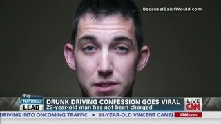 Drunk driving confession goes viral [upl. by Adnamal]