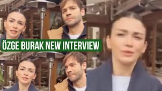 Özge yagiz and Burak New Interview [upl. by Hescock348]