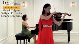 Ravel Tzigane  SoHyun Ko violin Seonmi Lee piano [upl. by Kippy]