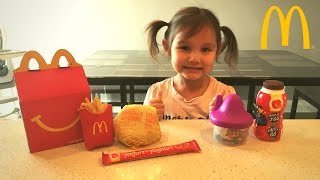 How to Make MCDONALDS Happy Meal Kid vs Food Skit Pretend Playtime for Kids [upl. by Phemia779]