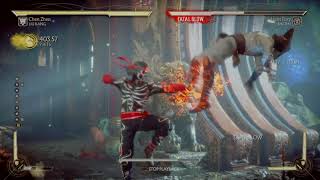 Mortal Kombat 11 Liu Kang Low Fireball Corner Combo Ninjakilla Combo [upl. by Rich]