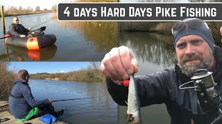 Pike Fishing on the River Waveney  Fishing with Rigged and Ready Travel Rods [upl. by Nosyarg254]