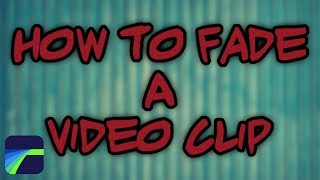 LumaFusion Tutorial  How To Fade A Video Clip iOS Video Editing [upl. by Enaelem818]