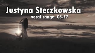 Justyna Steczkowska  vocal range C3E7 [upl. by Divadnoj]