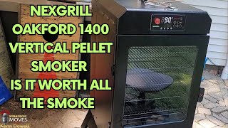 🔥 FULL REVIEW NEXGRILL OAKFORD 1400 VERTICAL PELLET SMOKER IS IT WORTH ALL THE SMOKE 🍗🌪️ [upl. by Atirehs]