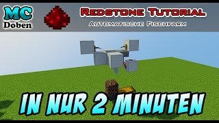 Minecraft  Automatische Fischfarm Tutorial 19 [upl. by Sorkin]