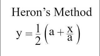 Gr9 Math  105  Herons Method [upl. by Asabi]