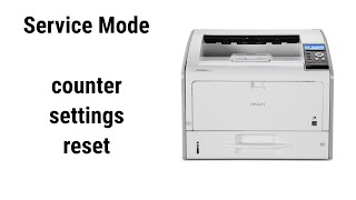 SERVICE MODE RICOH SP4510dn SP3600 SP3610 SP6430DN settings menu [upl. by Clova]