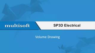 Volume Drawing A fragment of SP3D electrical [upl. by Augustus]