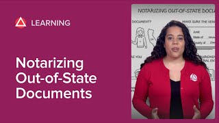 How to Notarize Out of State Documents [upl. by Aimil]