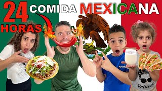 24 HORAS COMIENDO COMIDA MEXICANA EN USA4PLUSONE [upl. by Rambow]