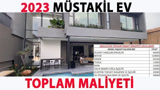 100m2 müstakil ev toplam maliyeti 2023 [upl. by Houghton]