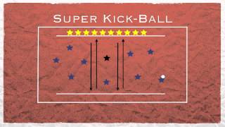 Physical Education Games  Super Kickball [upl. by Ecinerev]