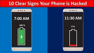 10 Clear Signs your phone was Hacked  Hindi [upl. by Alohs36]