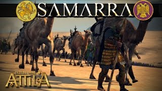 Total War Attila Historical Battle  Samarra  Legendary Difficulty [upl. by Rosana41]