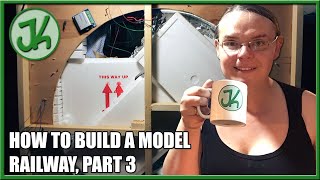 How to Build a Model Railway part 3 Track Laying and Surface Layer [upl. by Egroj432]