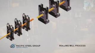 Pacific Steel Rolling Mill Process [upl. by Tonry831]