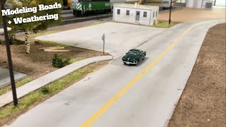 Realistic HO Scale Roads on the BNSF Sub  Large HO Train Layout Build  Ep 16 [upl. by Miquela668]