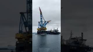 saipem 7000 loadtest accident [upl. by Luapnaes]