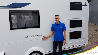 Caravan review Caravelair Alba 497 Family model 2020 [upl. by Isabea]