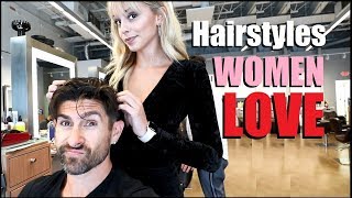 6 Hairstyles Women LOVE On A Guy Attractive Mens Hairstyles [upl. by Pasia]