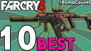 Top 10 Best Guns and Weapons to Carry for your Far Cry 3 Loadouts PumaCounts [upl. by Espy]