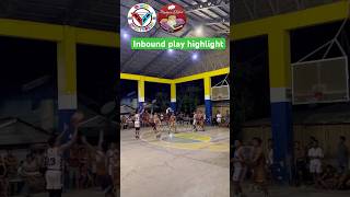 Inbound play three point shot trending viralvideo subscribe shorts basketballhighlights [upl. by Eliath97]