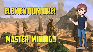 WoW  Elementium Ore  Master Mining [upl. by Siver]